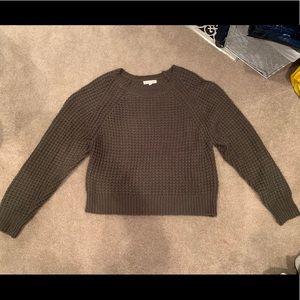 Army green sweater